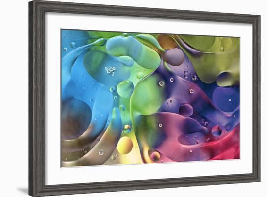 USA, Pennsylvania, Erie. Oil Abstract-Ellen Anon-Framed Photographic Print