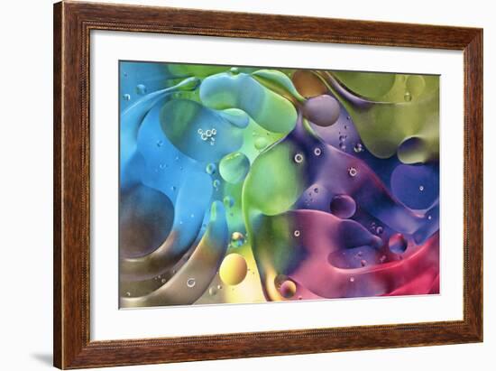 USA, Pennsylvania, Erie. Oil Abstract-Ellen Anon-Framed Photographic Print