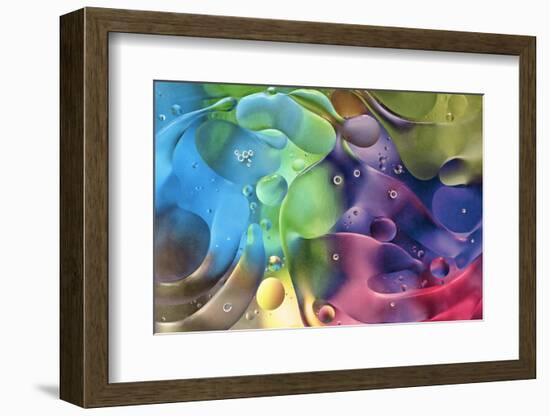 USA, Pennsylvania, Erie. Oil Abstract-Ellen Anon-Framed Photographic Print