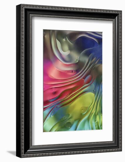 USA, Pennsylvania, Erie. Oil Abstract-Ellen Anon-Framed Photographic Print