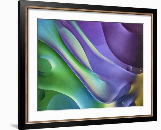 USA, Pennsylvania, Erie. Oil Abstract-Ellen Anon-Framed Photographic Print