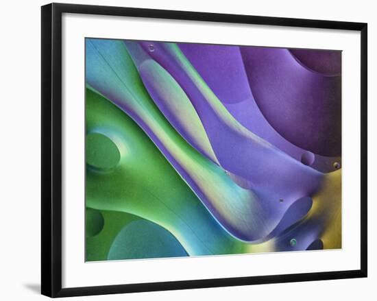 USA, Pennsylvania, Erie. Oil Abstract-Ellen Anon-Framed Photographic Print