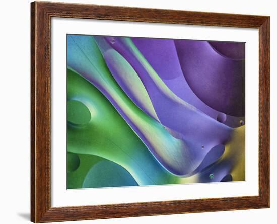 USA, Pennsylvania, Erie. Oil Abstract-Ellen Anon-Framed Photographic Print