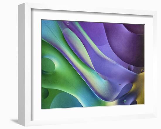 USA, Pennsylvania, Erie. Oil Abstract-Ellen Anon-Framed Photographic Print