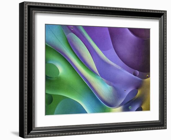 USA, Pennsylvania, Erie. Oil Abstract-Ellen Anon-Framed Photographic Print