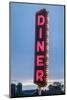 USA, Pennsylvania, Lancaster. diner sign-Walter Bibikow-Mounted Photographic Print