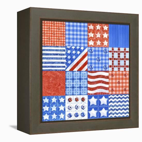 USA Quilt-Geraldine Aikman-Framed Premier Image Canvas