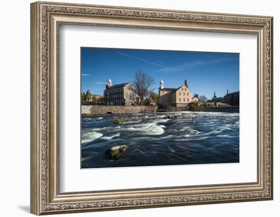 USA, Rhode Island, Pawtucket, Cotton spinning mill-Walter Bibikow-Framed Photographic Print