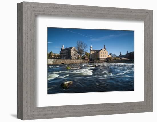 USA, Rhode Island, Pawtucket, Cotton spinning mill-Walter Bibikow-Framed Photographic Print