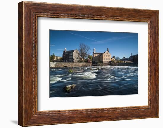 USA, Rhode Island, Pawtucket, Cotton spinning mill-Walter Bibikow-Framed Photographic Print