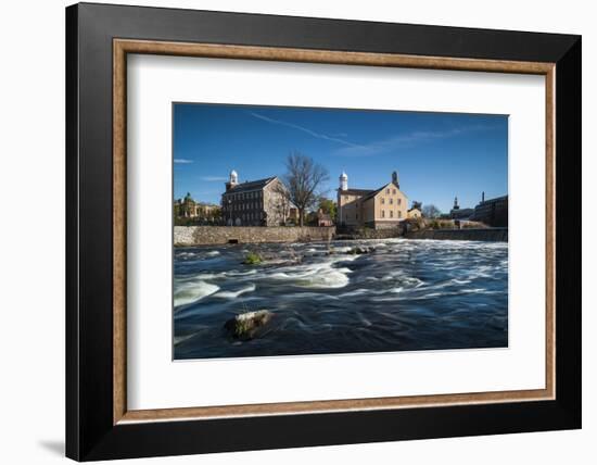 USA, Rhode Island, Pawtucket, Cotton spinning mill-Walter Bibikow-Framed Photographic Print