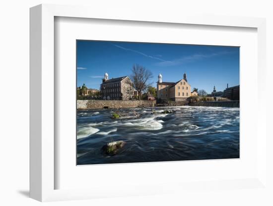 USA, Rhode Island, Pawtucket, Cotton spinning mill-Walter Bibikow-Framed Photographic Print