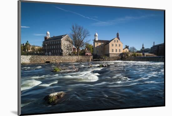 USA, Rhode Island, Pawtucket, Cotton spinning mill-Walter Bibikow-Mounted Photographic Print