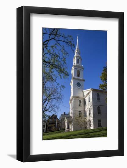 USA, Rhode Island, Providence, First Baptist Church in America-Walter Bibikow-Framed Photographic Print