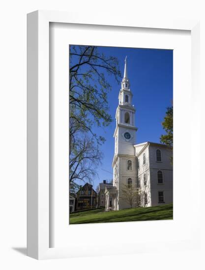 USA, Rhode Island, Providence, First Baptist Church in America-Walter Bibikow-Framed Photographic Print