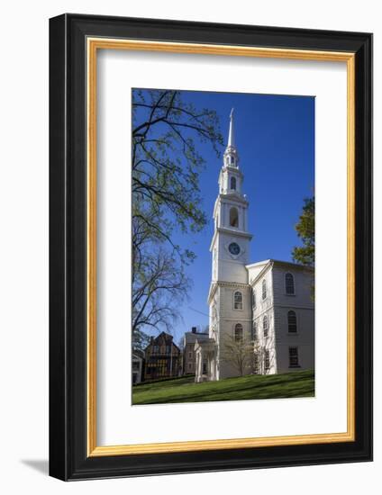 USA, Rhode Island, Providence, First Baptist Church in America-Walter Bibikow-Framed Photographic Print