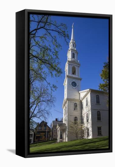 USA, Rhode Island, Providence, First Baptist Church in America-Walter Bibikow-Framed Premier Image Canvas