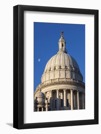 USA, Rhode Island, Providence, Rhode Island State House-Walter Bibikow-Framed Photographic Print