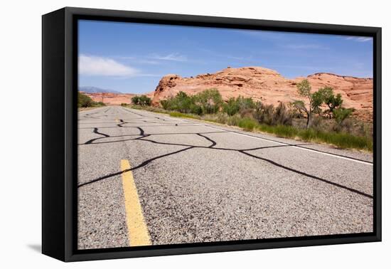 USA, San Rafael Desert, Highway-Catharina Lux-Framed Premier Image Canvas