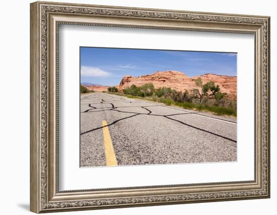 USA, San Rafael Desert, Highway-Catharina Lux-Framed Photographic Print