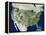 USA, Satellite Image-PLANETOBSERVER-Framed Premier Image Canvas