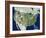 USA, Satellite Image-PLANETOBSERVER-Framed Photographic Print