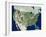 USA, Satellite Image-PLANETOBSERVER-Framed Photographic Print