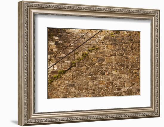 USA, Savannah, Georgia. Steps made from ballast stones along River Street.-Joanne Wells-Framed Photographic Print