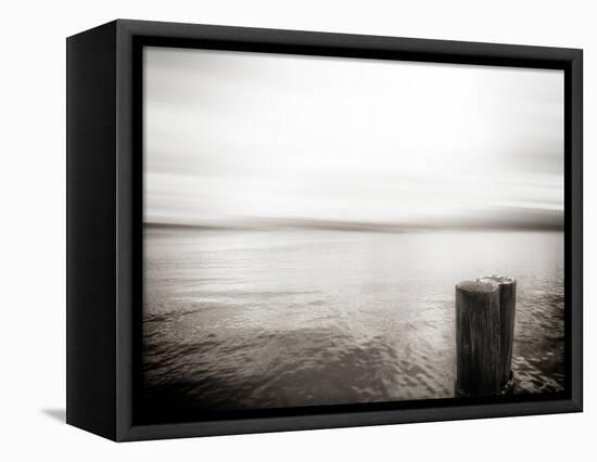 USA, Seattle, view from Alki b-Savanah Plank-Framed Stretched Canvas