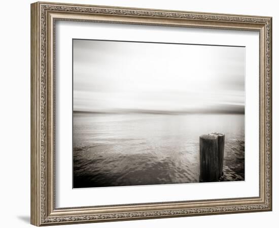 USA, Seattle, view from Alki b-Savanah Plank-Framed Photo