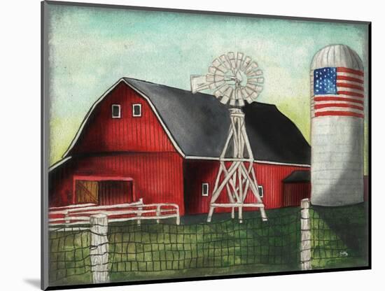 USA Silo-Elizabeth Medley-Mounted Art Print