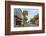 USA, South Carolina, Charleston, Colourful buildings in the historical centre and St. Michaels Epis-Jordan Banks-Framed Photographic Print