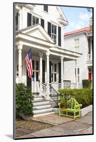 USA, South Carolina, Charleston, Typical house in the historic centre-Jordan Banks-Mounted Photographic Print