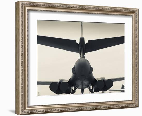 USA, South Dakota, Rapid City, South Dakota Air and Space Museum, USAF B-1B, Bomber-Walter Bibikow-Framed Photographic Print