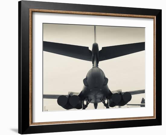 USA, South Dakota, Rapid City, South Dakota Air and Space Museum, USAF B-1B, Bomber-Walter Bibikow-Framed Photographic Print