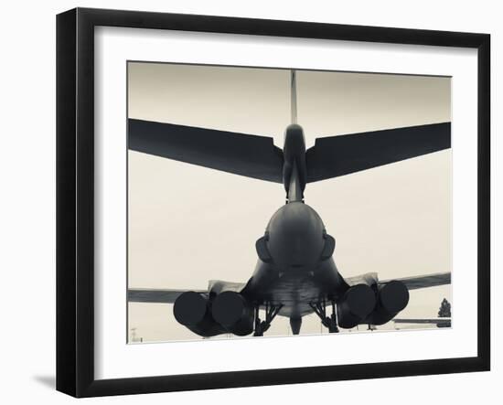 USA, South Dakota, Rapid City, South Dakota Air and Space Museum, USAF B-1B, Bomber-Walter Bibikow-Framed Photographic Print