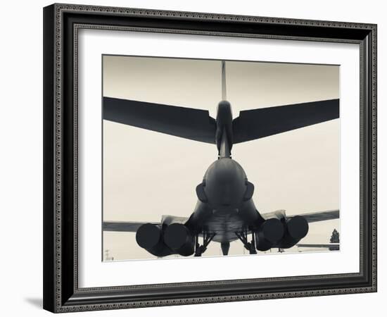 USA, South Dakota, Rapid City, South Dakota Air and Space Museum, USAF B-1B, Bomber-Walter Bibikow-Framed Photographic Print