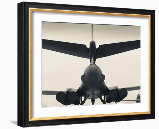 USA, South Dakota, Rapid City, South Dakota Air and Space Museum, USAF B-1B, Bomber-Walter Bibikow-Framed Photographic Print