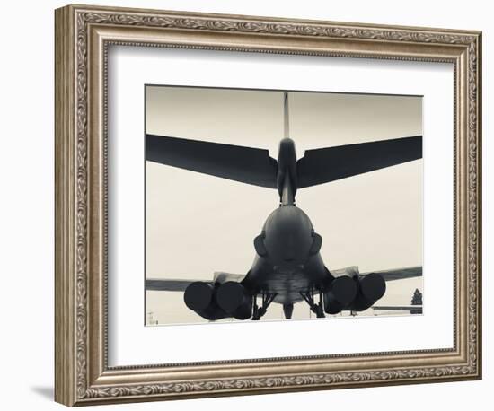 USA, South Dakota, Rapid City, South Dakota Air and Space Museum, USAF B-1B, Bomber-Walter Bibikow-Framed Photographic Print