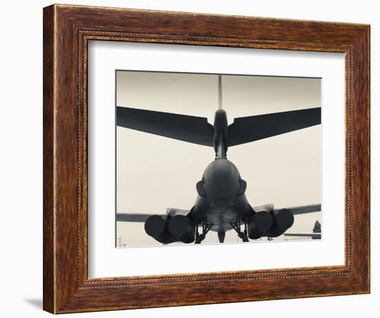 USA, South Dakota, Rapid City, South Dakota Air and Space Museum, USAF B-1B, Bomber-Walter Bibikow-Framed Photographic Print