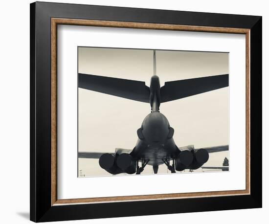 USA, South Dakota, Rapid City, South Dakota Air and Space Museum, USAF B-1B, Bomber-Walter Bibikow-Framed Photographic Print