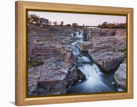 USA, South Dakota, Sioux Falls, Sioux Falls Park-Walter Bibikow-Framed Premier Image Canvas