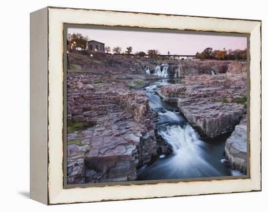 USA, South Dakota, Sioux Falls, Sioux Falls Park-Walter Bibikow-Framed Premier Image Canvas