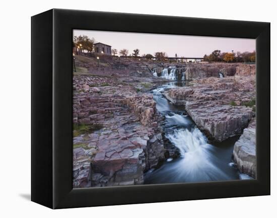 USA, South Dakota, Sioux Falls, Sioux Falls Park-Walter Bibikow-Framed Premier Image Canvas