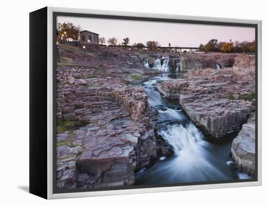 USA, South Dakota, Sioux Falls, Sioux Falls Park-Walter Bibikow-Framed Premier Image Canvas