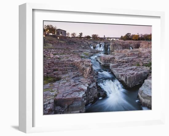 USA, South Dakota, Sioux Falls, Sioux Falls Park-Walter Bibikow-Framed Photographic Print