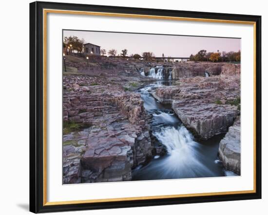 USA, South Dakota, Sioux Falls, Sioux Falls Park-Walter Bibikow-Framed Photographic Print