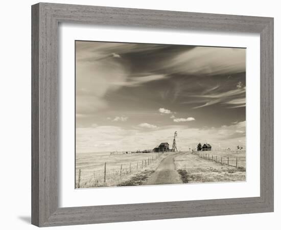 USA, South Dakota, Stamford, 1880 Town, Pioneer Village, Farm-Walter Bibikow-Framed Photographic Print