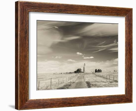 USA, South Dakota, Stamford, 1880 Town, Pioneer Village, Farm-Walter Bibikow-Framed Photographic Print