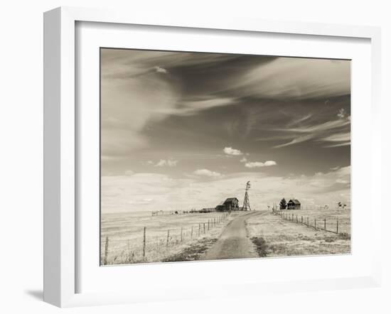 USA, South Dakota, Stamford, 1880 Town, Pioneer Village, Farm-Walter Bibikow-Framed Photographic Print